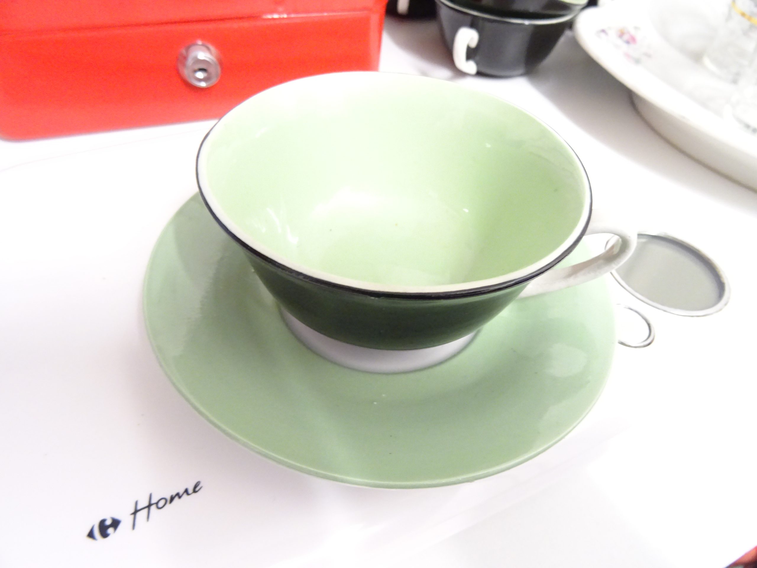 Tasse et sous-tasse